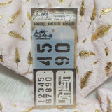 Numbered Arrows Layering Stencil THS050 Tim Holtz Collection