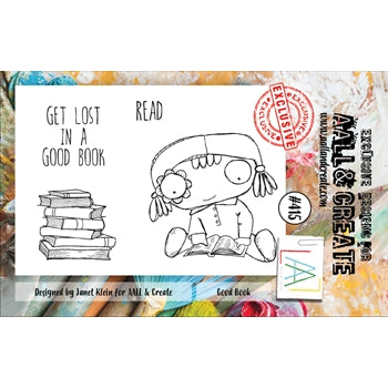 AALL & Create GOOD BOOK A7 Clear Stamp Set aal00415
