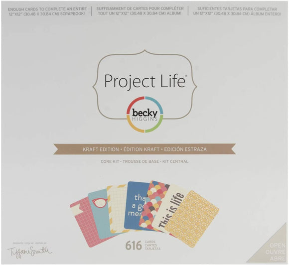 Project Life by Becky Higgins Core Kit - Kraft Edition