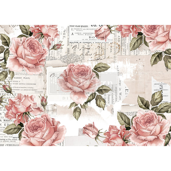 REDESIGN DECOR RICE PAPER – FLORAL SWEETNESS – 11.5″ X 16.25″
