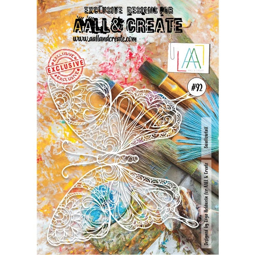 AALL & Create A4 Stencil #92 - Swallowtail