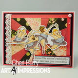 Art Impressions Girlfriends Cling Rubber Stamps