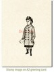 DEEP RED RUBBER STAMPS- VINTAGE WINTER GIRL