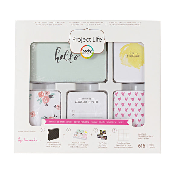 Becky Higgins - Project Life - Fresh Edition Collection - Project 52 - Core Kit