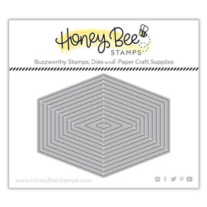 Honey Bee Stamps - Honey Cuts - Steel Craft Dies - Polygon Thin Frames