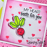 Honey Bee Stamps and Cuts Heart Beets For You Combo