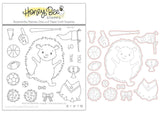 Honey Bee Stamps Hope The Hedgehog Stamp & Honey Cuts Die Sets