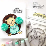 Honey Bee Stamps Hope The Hedgehog Stamp & Honey Cuts Die Sets