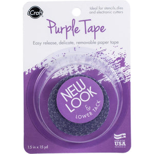 iCraft Removable Purple Tape 1.5"X15yd Roll