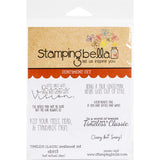 Stamping Bella Cling Stamps Timeless Classic Sentiment