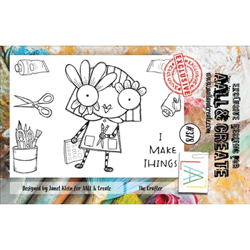 AALL & Create THE CRAFTER A7 Clear Stamp Set aal00378