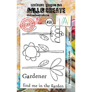 AALL & Create TROIS FLEURS A7 Clear Stamps aall517