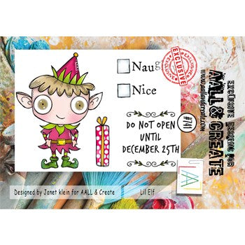 AALL & Create LIL ELF A7 Clear Stamps aall741
