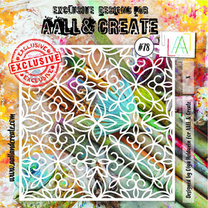 AALL & Create AALL & Create - Stencil - 6x6 - #78 - Cloister Grille