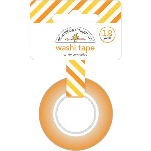 Doodlebug Washi Tape 15mmX12yd Candy Corn