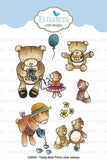 Elizabeth Craft Designs Teddy Bear Picnic Clear Stamps and Dies Bundle