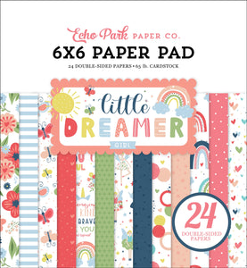 ECHO PARK Little Dreamer Girl 6x6 Paper Pad