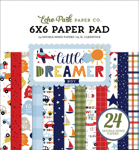 ECHO PARK Little Dreamer Boy 6x6 Paper Pad