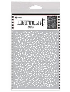 Ranger Letter It Background Stencil 4.75"X6"