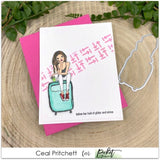 Picket Fence Studios - Clear Photopolymer Stamps - Lorynne Girl