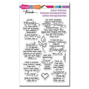 Stampendous - Clear Photopolymer Stamps - Bible Verses