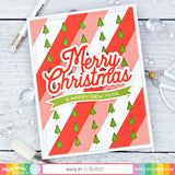 Waffle Flower Crafts - Clear Photopolymer Stamps - Merry Christmas Sentiments