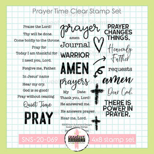 Creative Worship: Prayer Time Clear Stamp Set