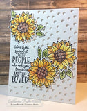 Catherine Pooler Sunshine  Flowers Stamp Set and Dies
