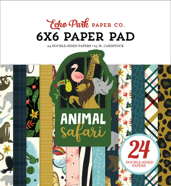 Echo Park Paper Animal Safari 6x6 Pad