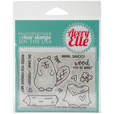 Avery Elle Clear Stamp Set 4"X3"-Wood You?
