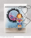 My Favorite Things Love You Circle Frame Die-namics