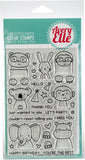 Avery Elle Clear Stamp Set 4"X6"-Peek-A-Boo Pals