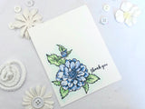 Gina K Design Clear Mini Stamps- Friendship Flower