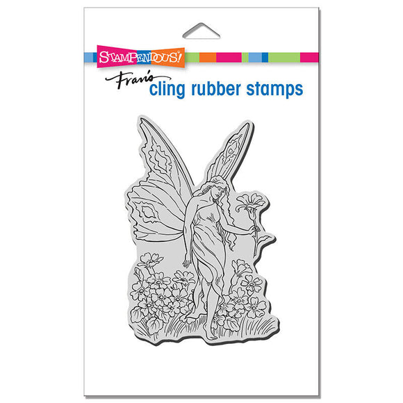 Stampendous Cling Stamp Fairy Tiptoe